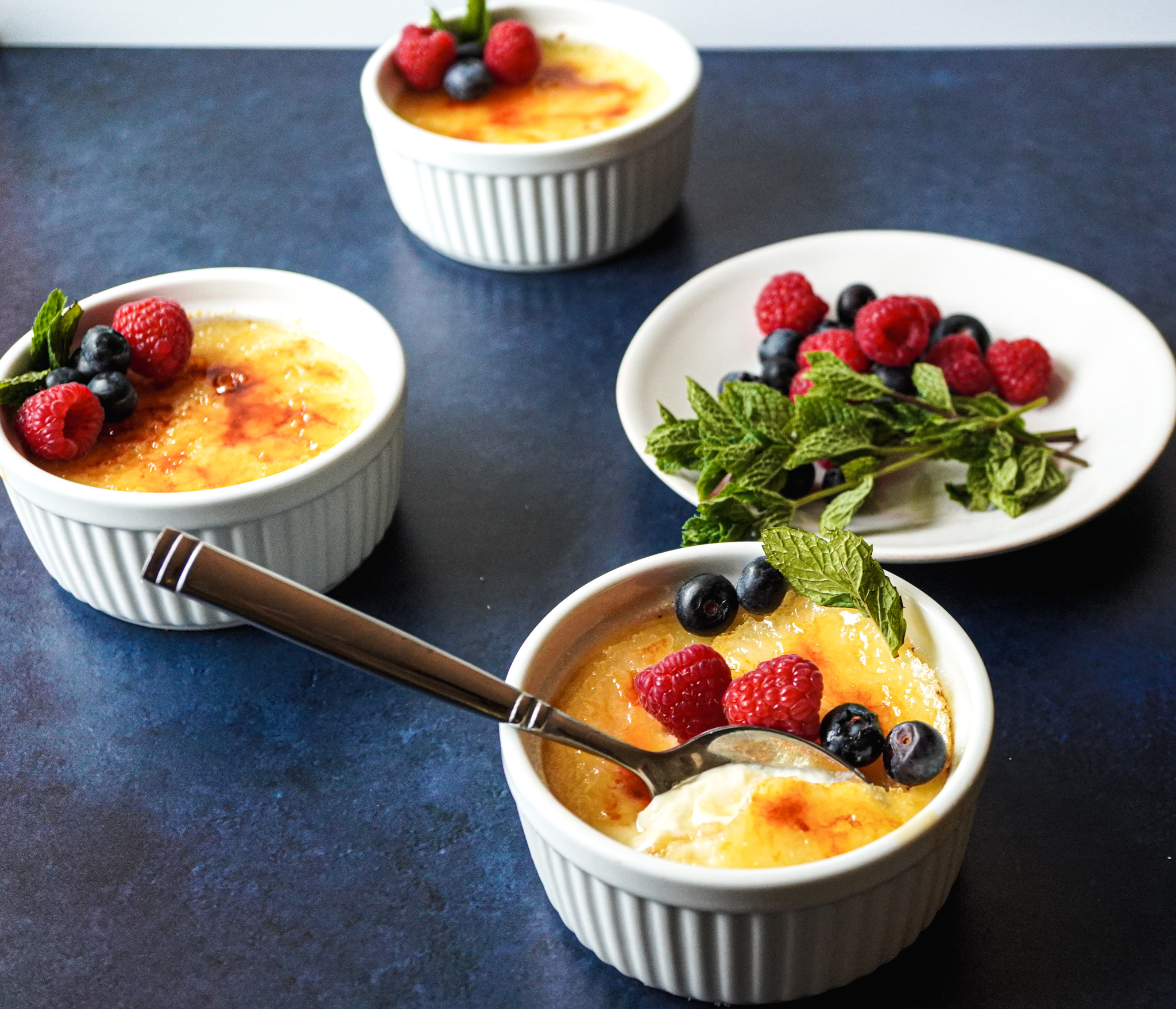 Vanilla Rum Creme Brulée