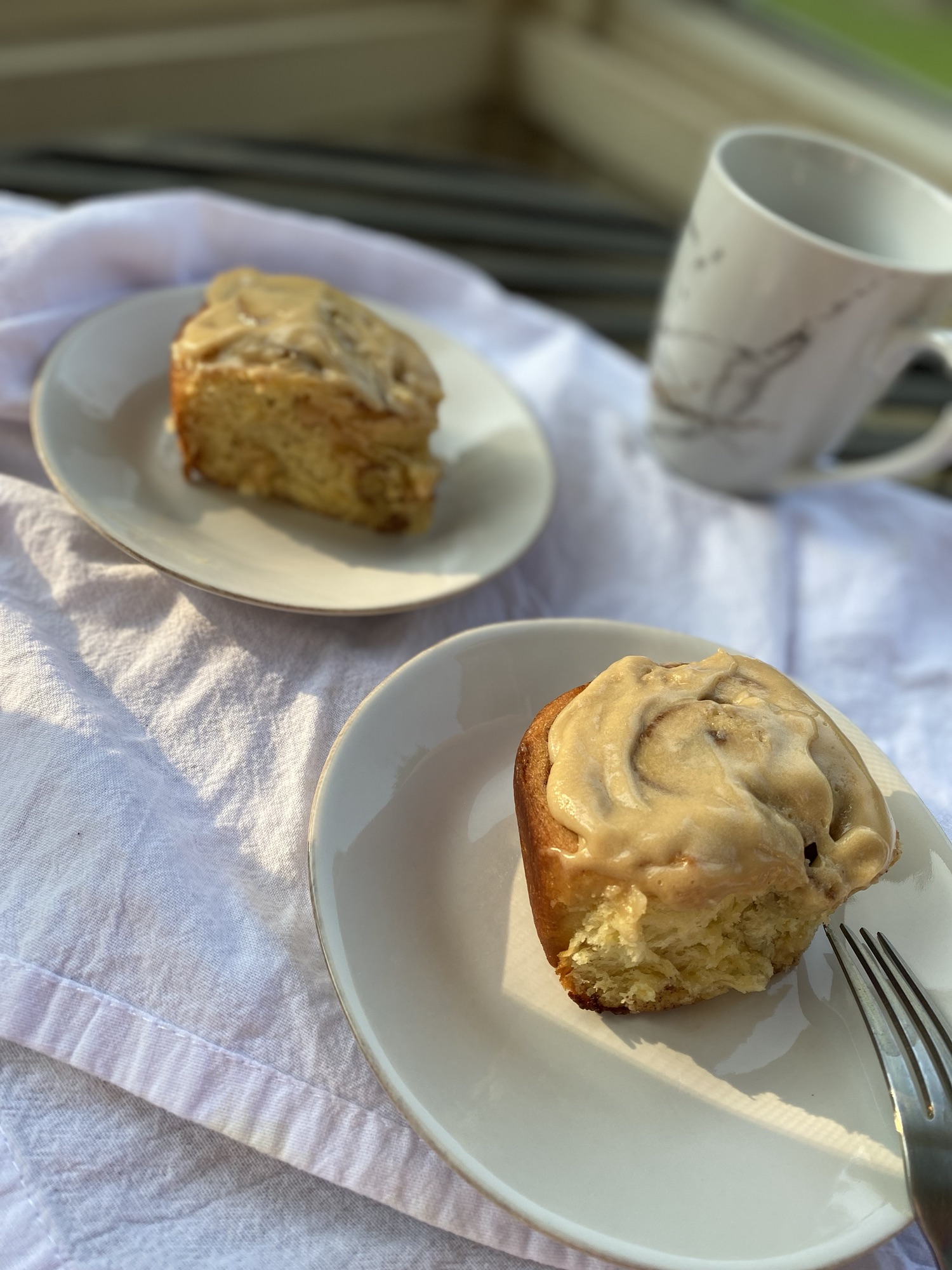 Cinnamon Rolls with Cookie Butter Frosting