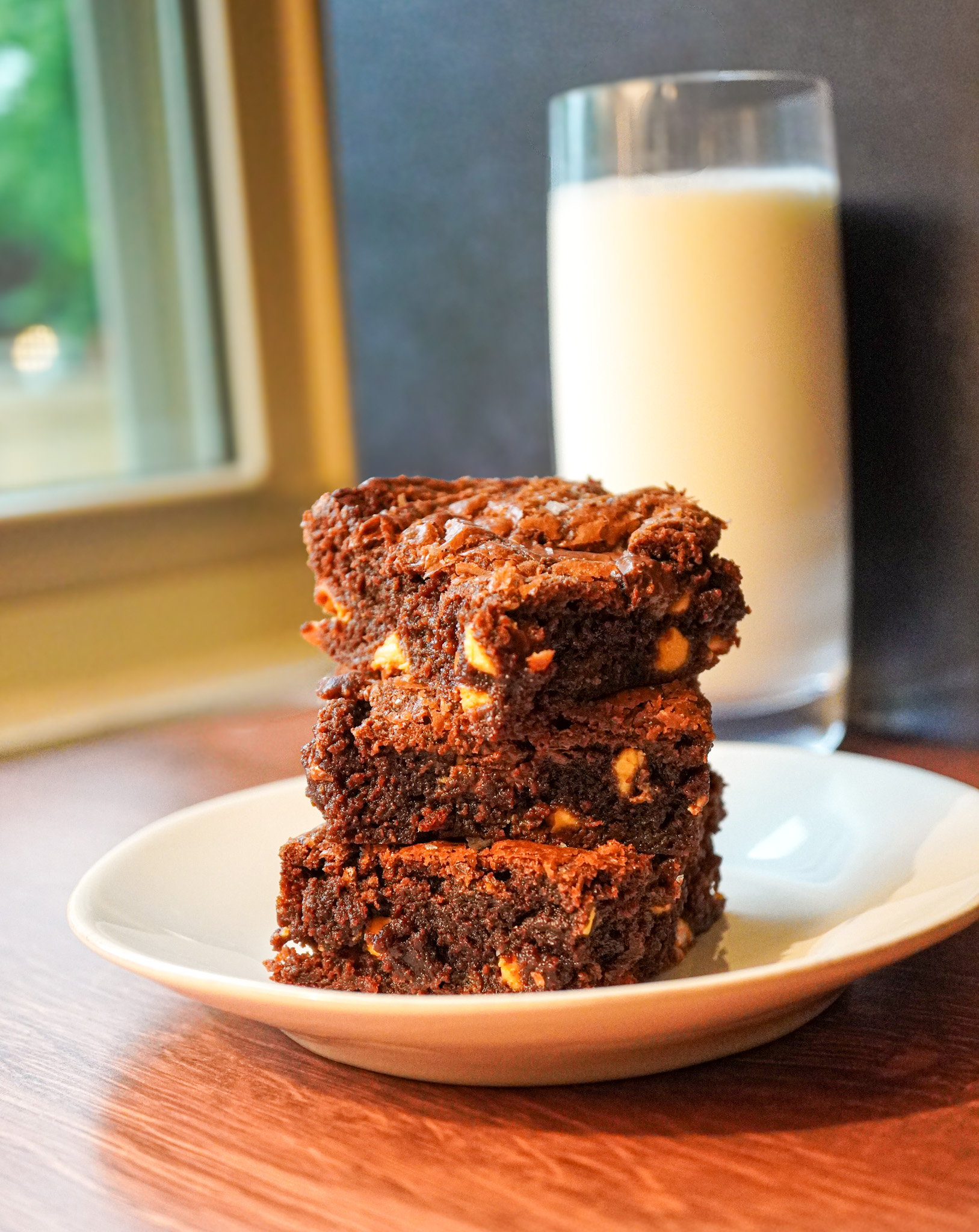 Nutella Butterscotch Brownies