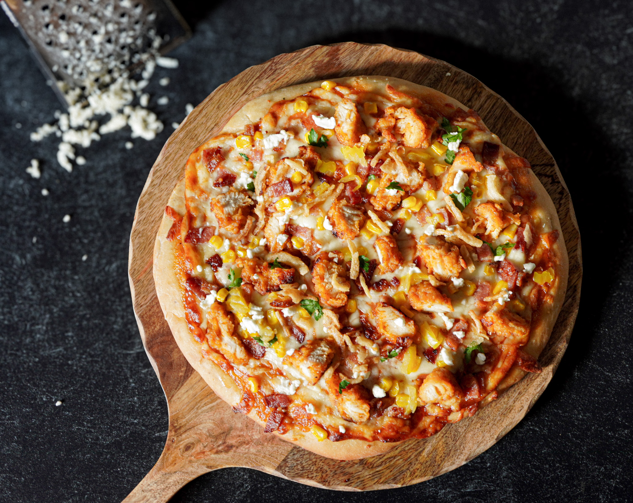 Barbecue-Ranch Chicken Pizza