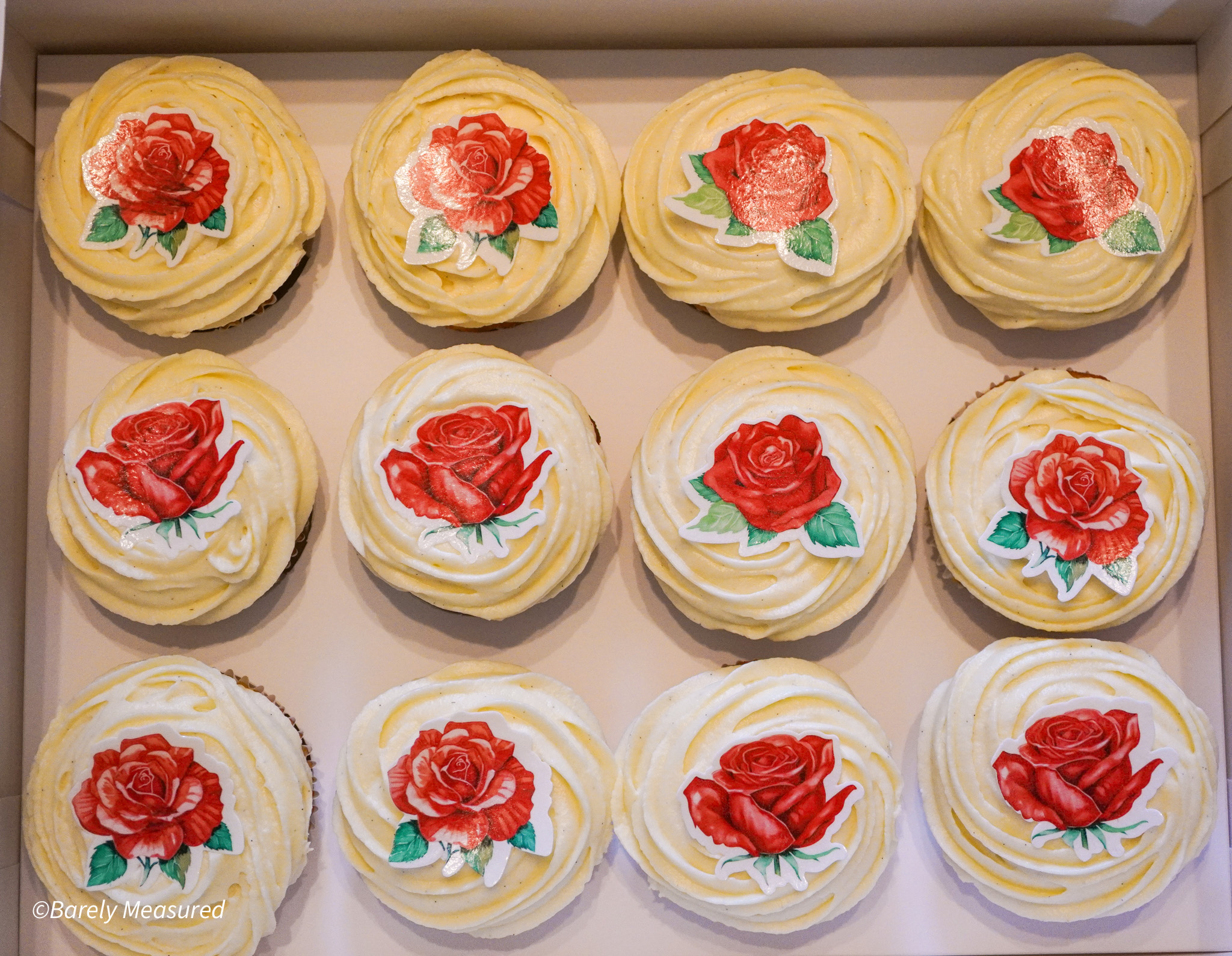 Vanilla Cupcakes with Vanilla Cream Cheese Buttercream